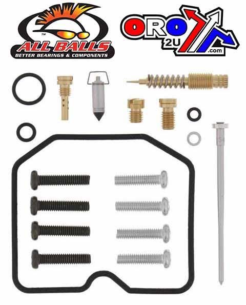 CARBURETOR REBUILD KIT 89-02 KAW KFX250, ALLBALLS 26-1232 ATV - Image 2