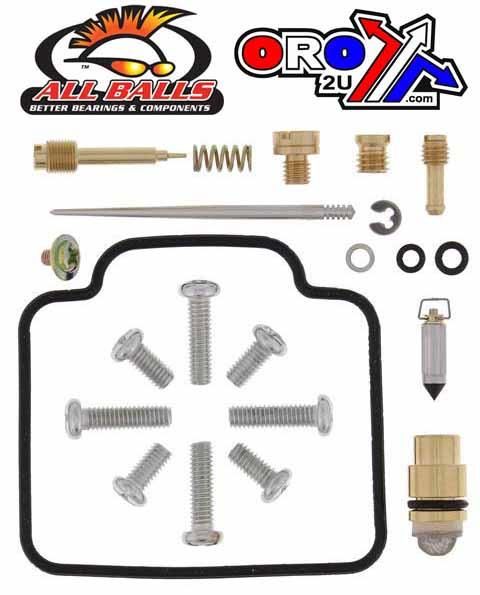CARBURETOR REBUILD KIT 1999 YAM YFM400, ALLBALLS 26-1384 ATV