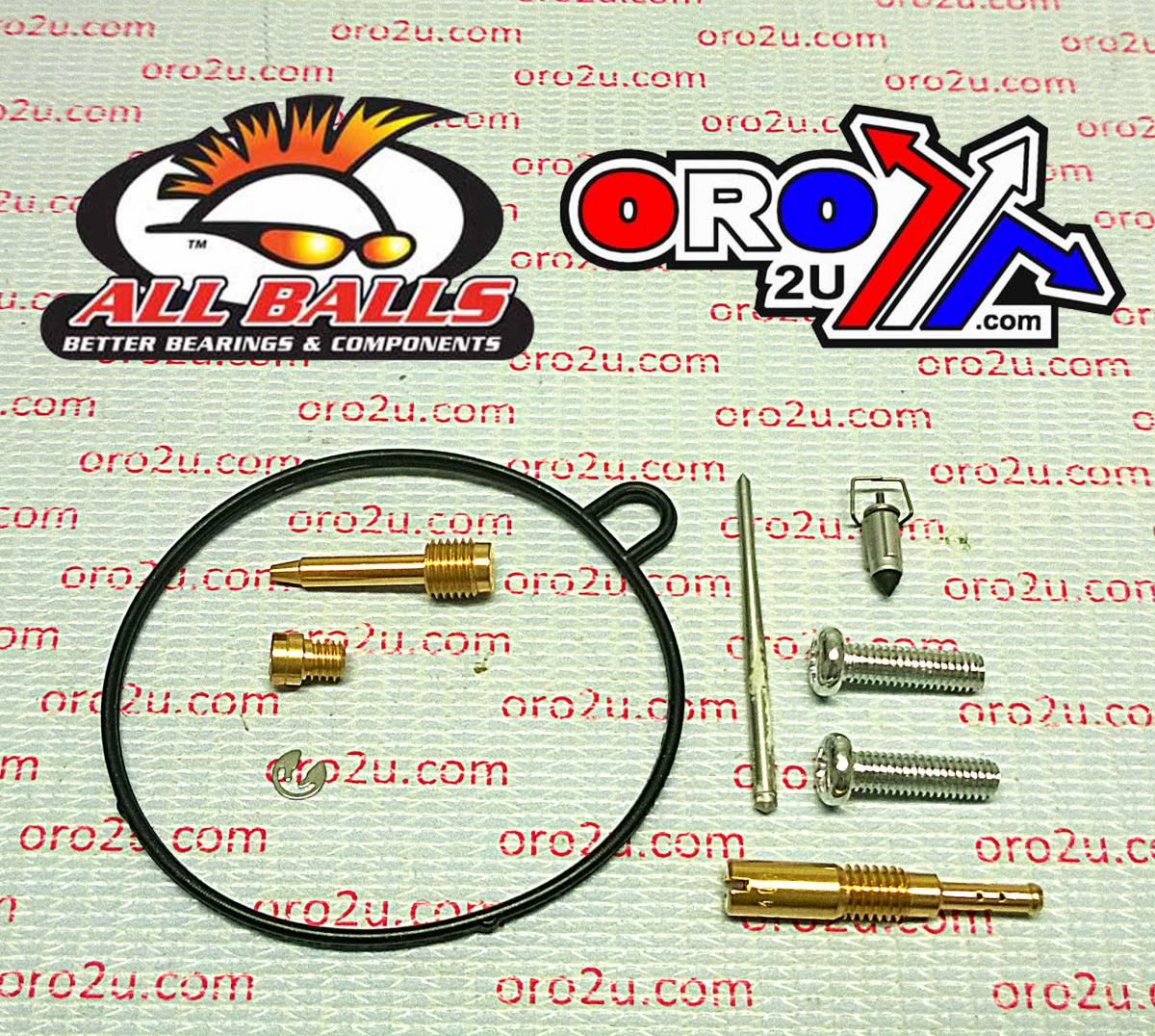 CARBURETOR REBUILD KIT 16-22 YAM YFM90, ALLBALLS 26-1564 ATV - Image 2