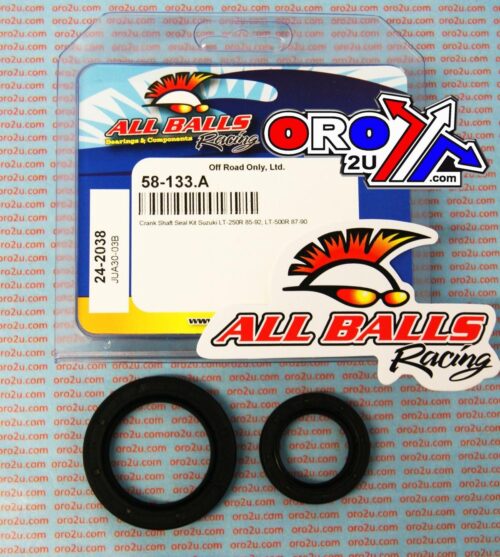 CRANKSHAFT SEAL KIT ALLBALLS, ALLBALLS 24-2038