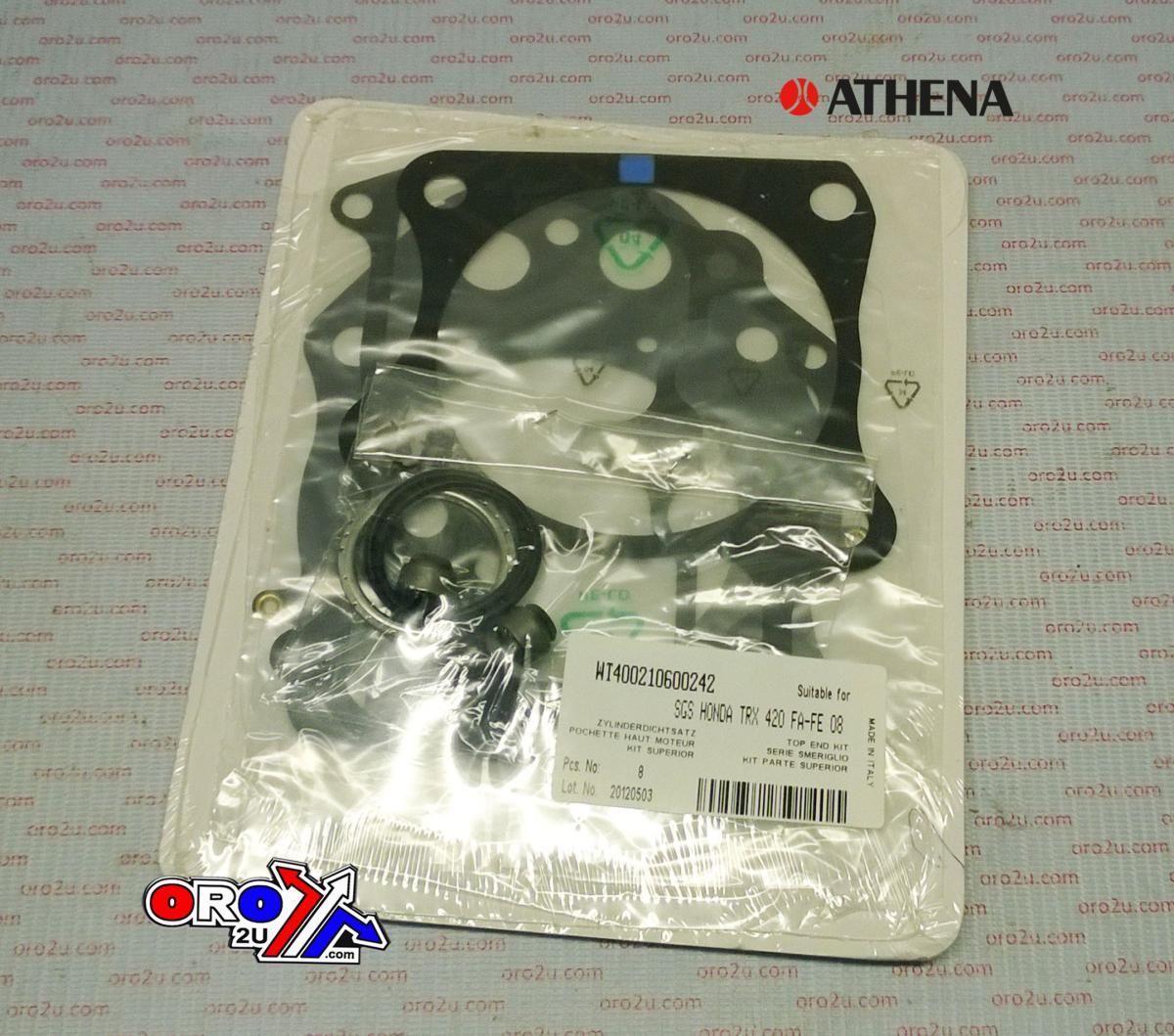 TOP END GASKET SET HONDA TRX 420 08-16, ATHENA P400210600242 - Image 2