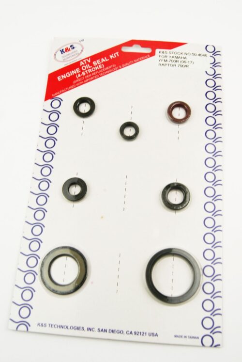 OIL SEAL SET 06-16 YFM700, K&S 50-4046 YAMAHA RAPTOR