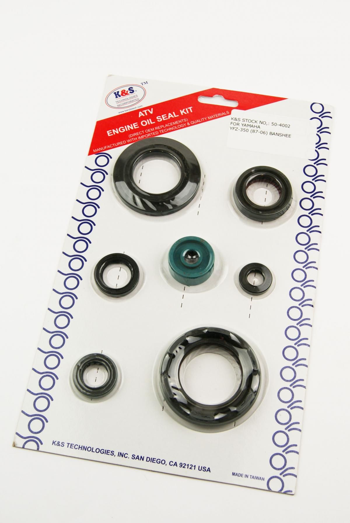 OIL SEAL SET 87-06 YFZ350 K&S 50-4002, 50-4002 - Image 2