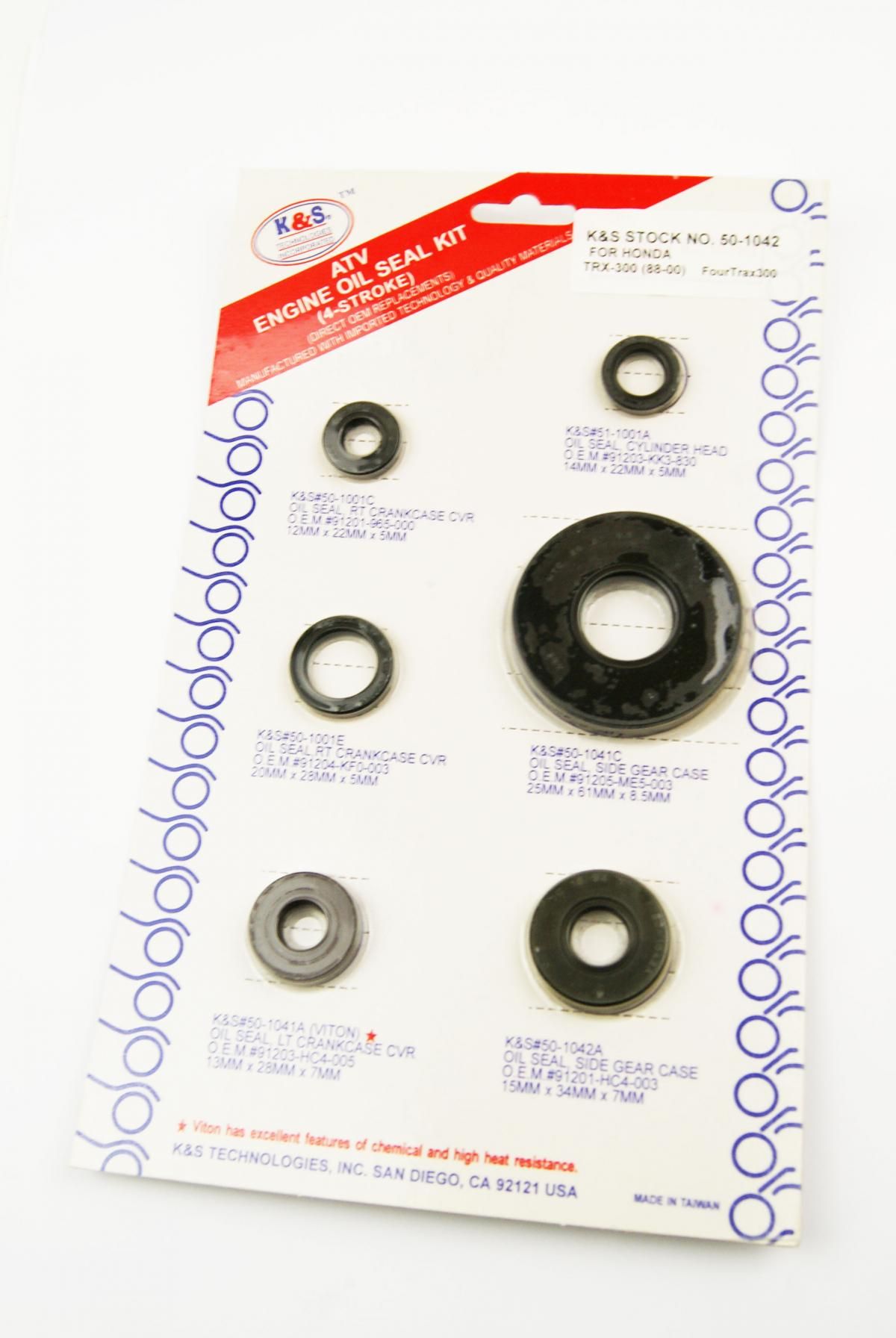 OIL SEAL SET 88-00 TRX300 - Image 2