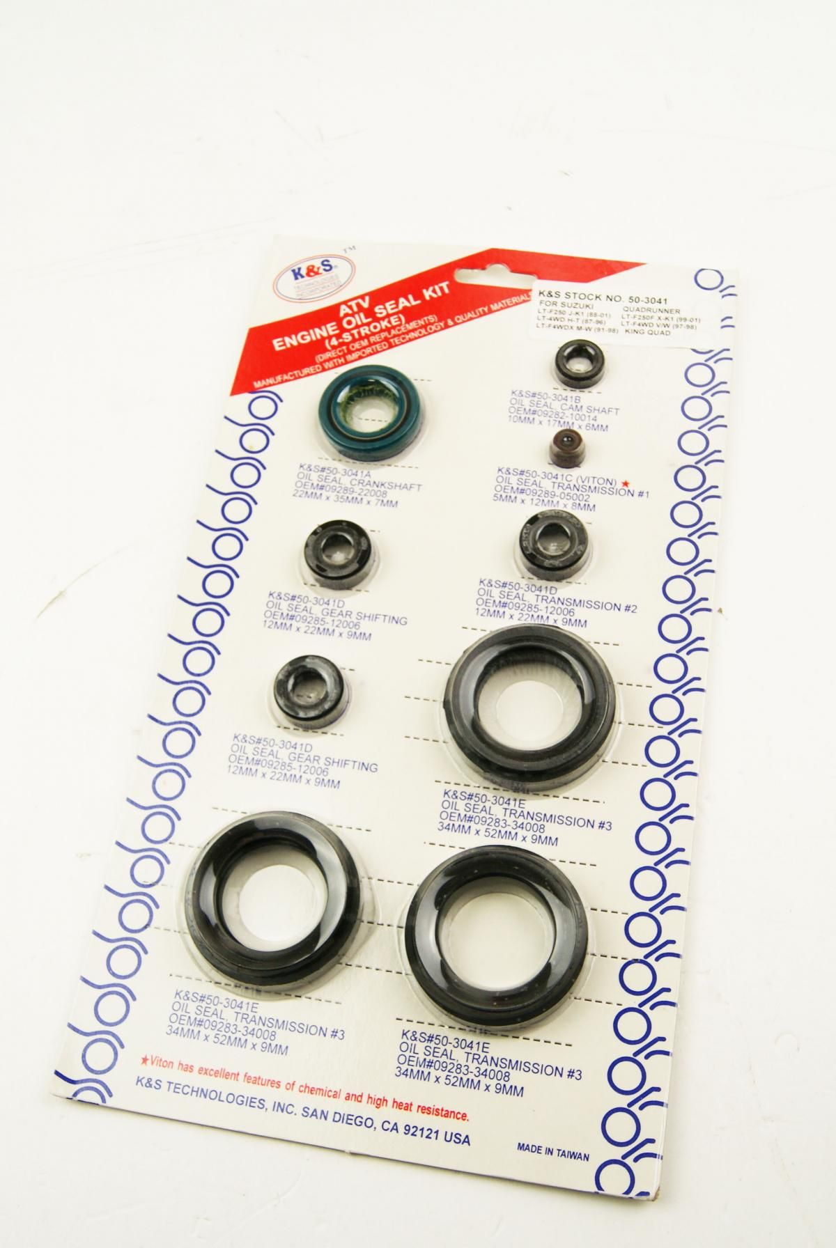OIL SEAL SET 88-01 LT-F250 KS 50-3041
