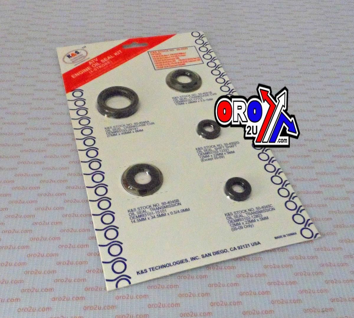 OIL SEAL SET YFM ATV QUAD KS50-4045