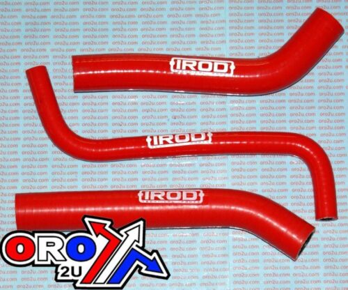 HOSE KIT HONDA TRX450 06-09 3PCS, SILICONE RADIATOR RED ATV, IROD 010502