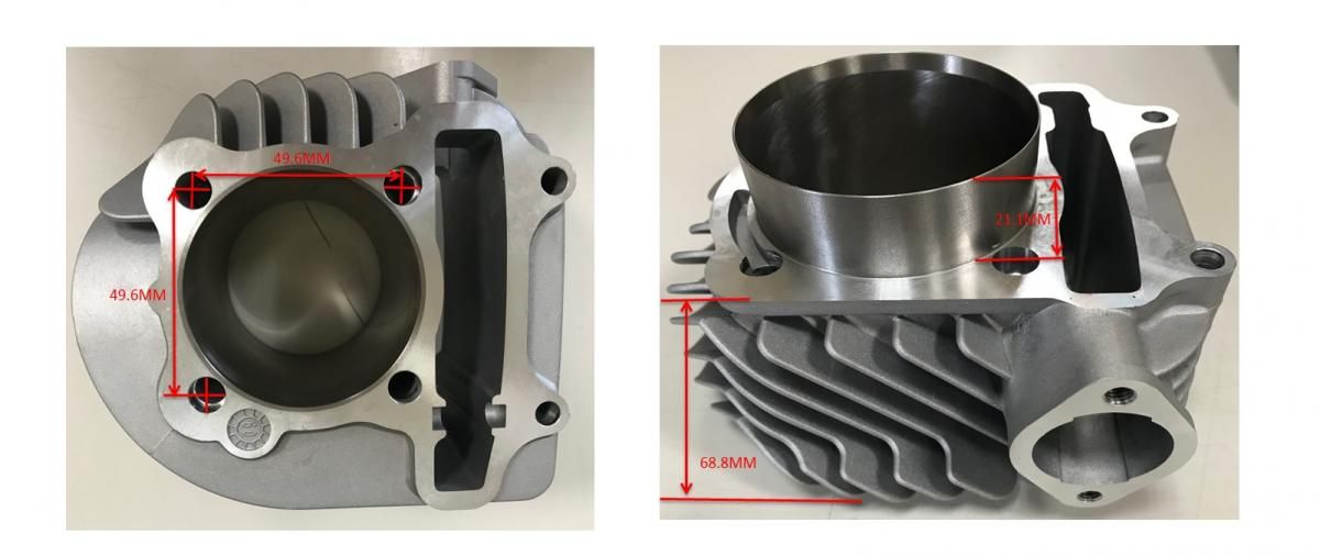 CYLINDER KIT POLARIS 105cc BIG BORE, SPORTSMAN QUAD ATV STD 54mm, BRONCO AT-09456K - Image 2