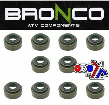 VALVE STEM SEAL 5.50mm PACK/10, BRONCO AT-09097 12208-MBB-003 YAMAHA