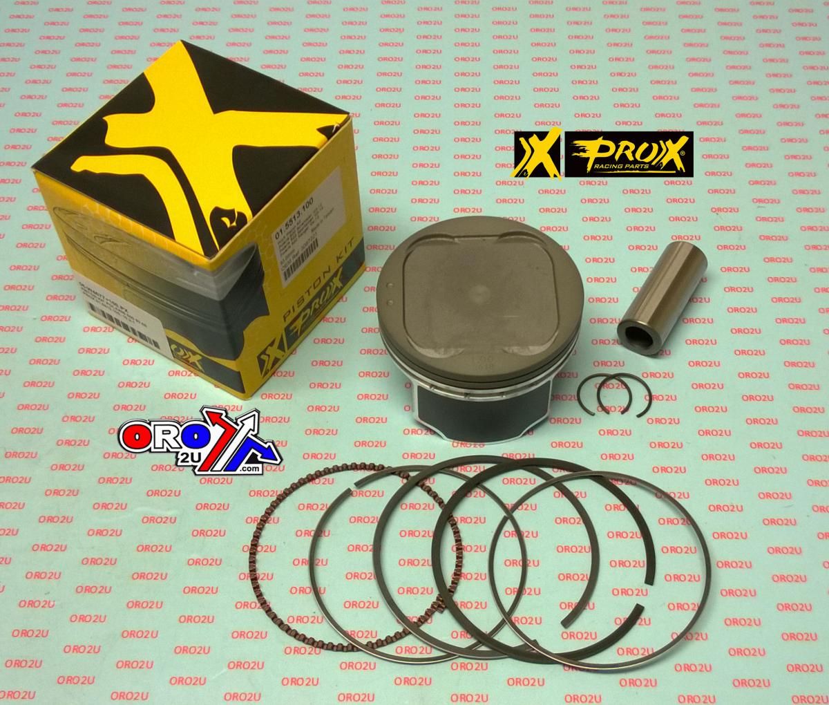 PISTON KIT POLARIS 500 92.00, PROX 01.5513.000, 10.2:1, POLARIS SCRAMBLER 500 03-12 - Image 2