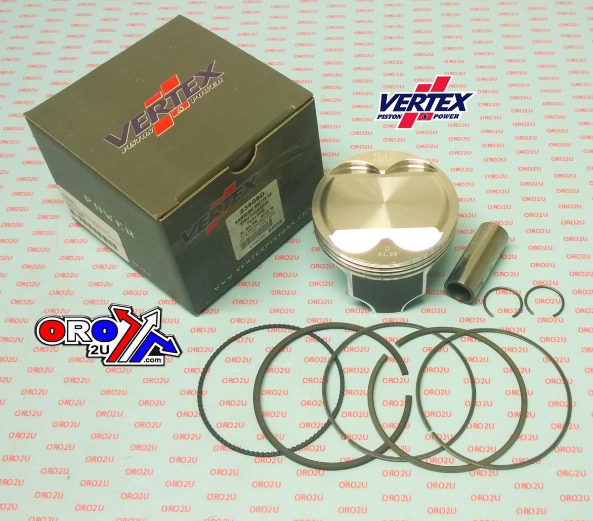 PISTON KIT VERTEX 85.0 A HC KAWASAKI KFX 750 05-14, VERTEX 23909A BRUTE FORCE/TERIX HC COMPR 11,5:1