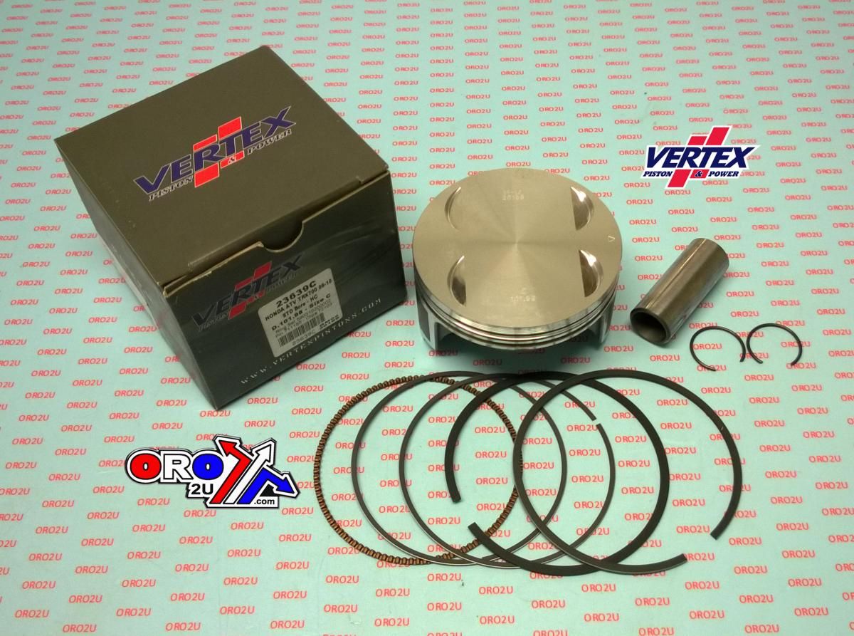 PISTON KIT VERTEX 102.0 A HC HONDA TRX 700 08-10, VERTEX 23639A HC