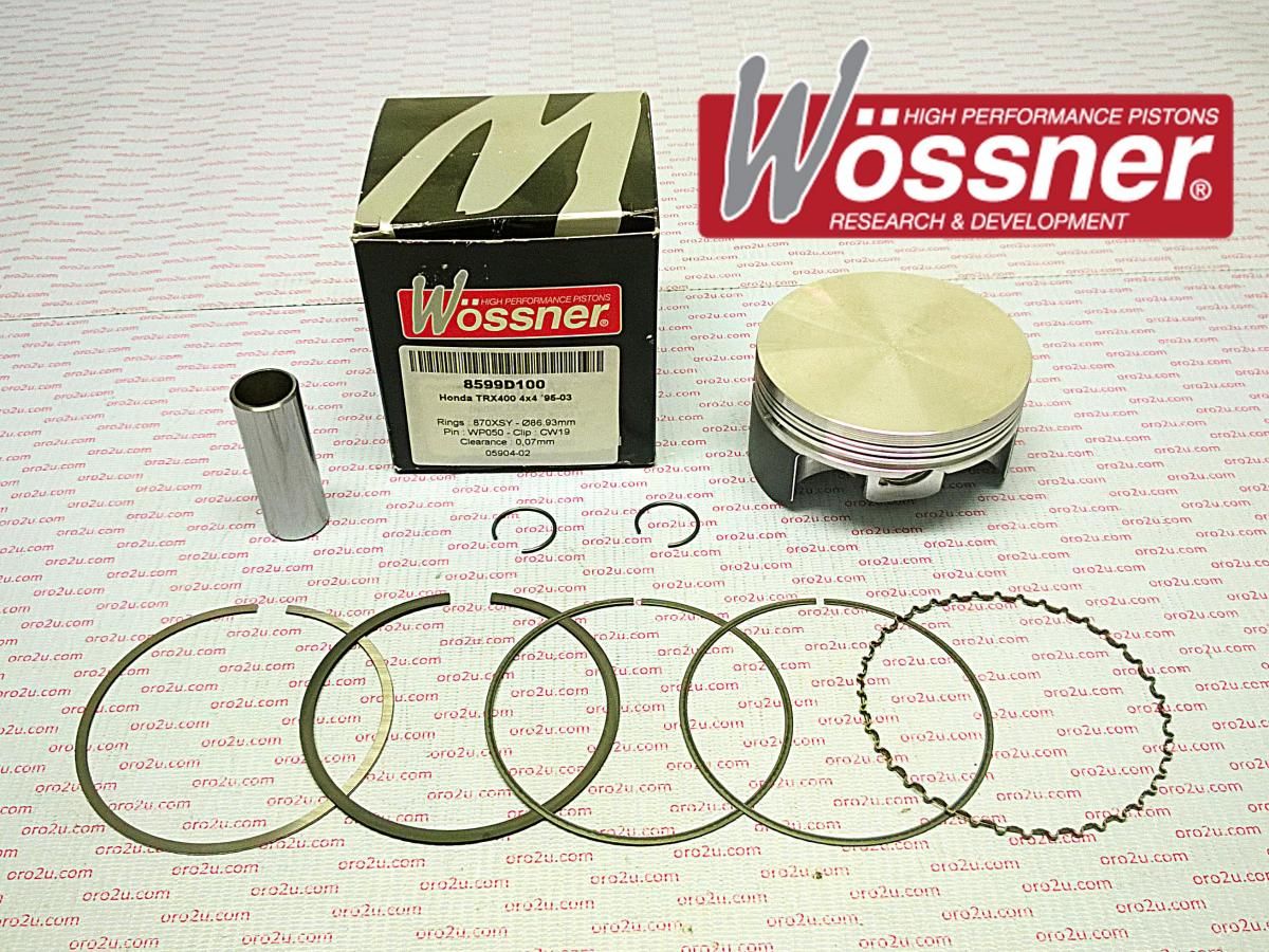 PISTON KIT 95-03 TRX400 86.50, FORGED WOSSERN 8599D050 - Image 3