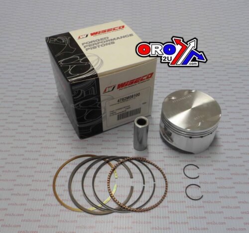 PISTON KIT 02-10 KVF650 81.00, WISECO 4782M08100 KAWASAKI ATV