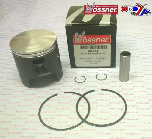 PISTON KIT POLARIS 350 80.50, FORGED WOSSNER 8096D050 ATV