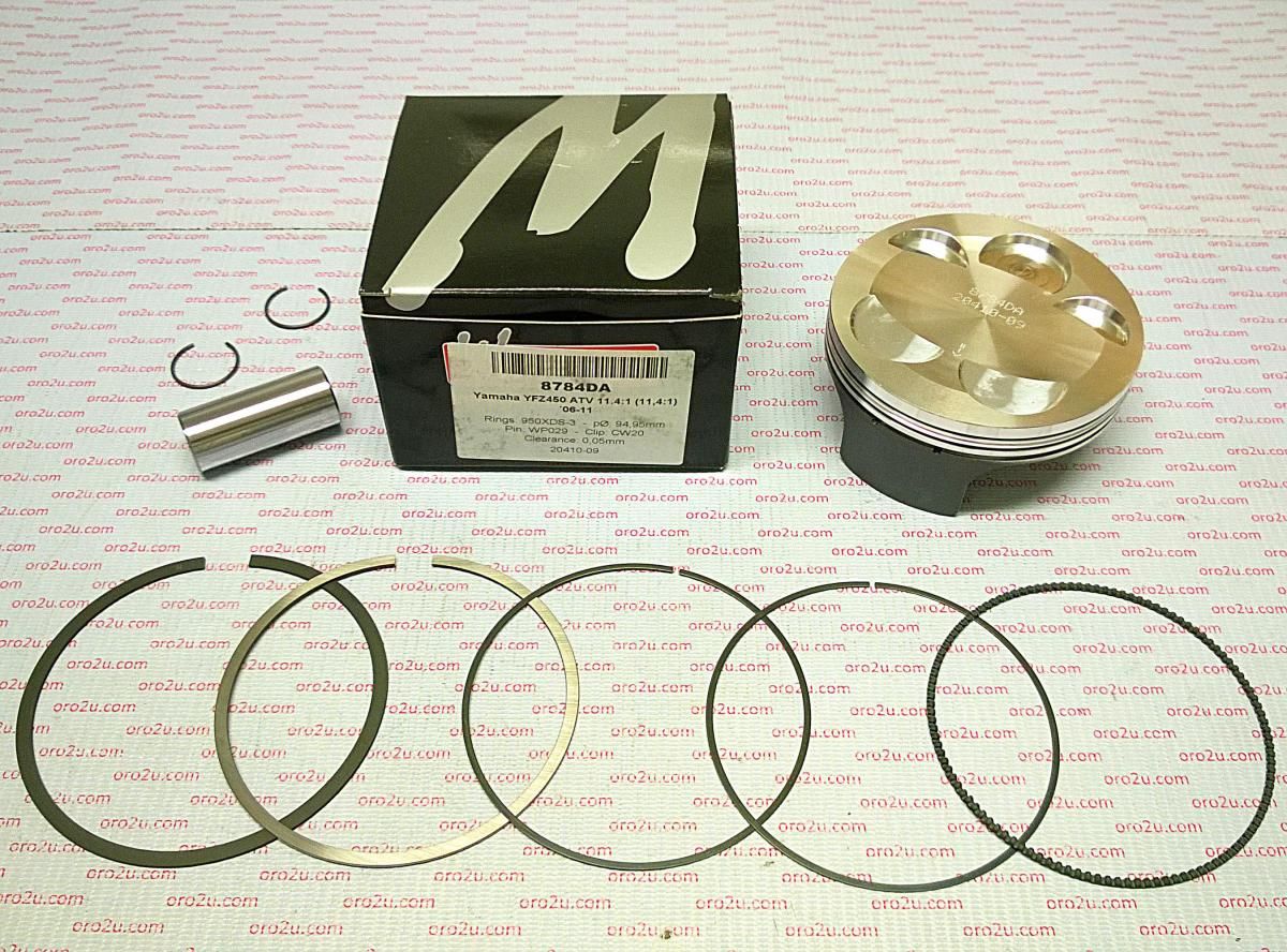 PISTON KIT 06-13 YFZ450 94 A, FORGED WOSSNERS 8784DA - Image 4