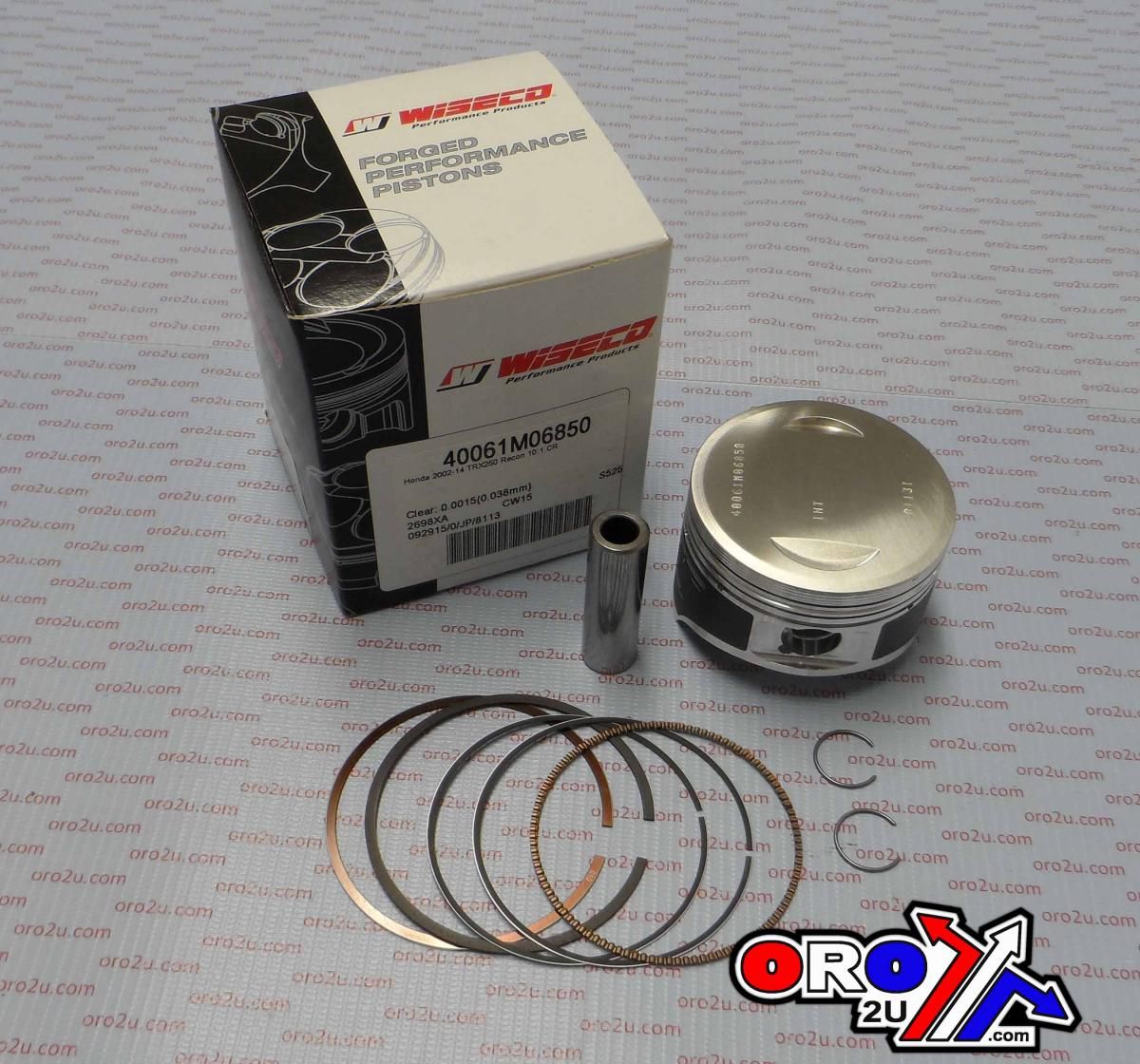 PISTON KIT TRX250 RECON 69.50, WISECO 40061M06950 2008-17