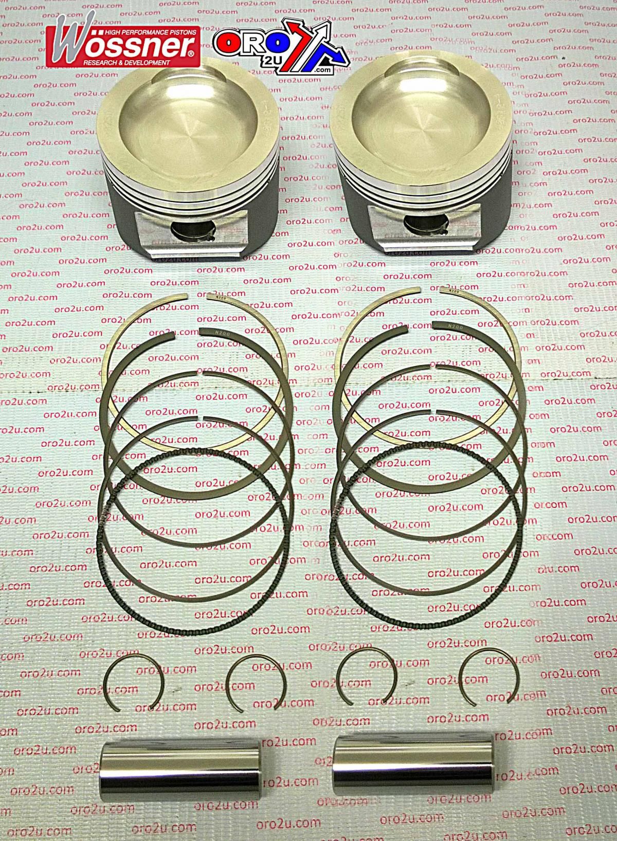 PISTON KIT 700 POLARIS SET/2, WOSSNER K8825DA-2 80.00mm - Image 2