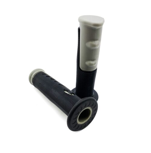 ATV GRIPS BLACK/GREY 22.2 BARS