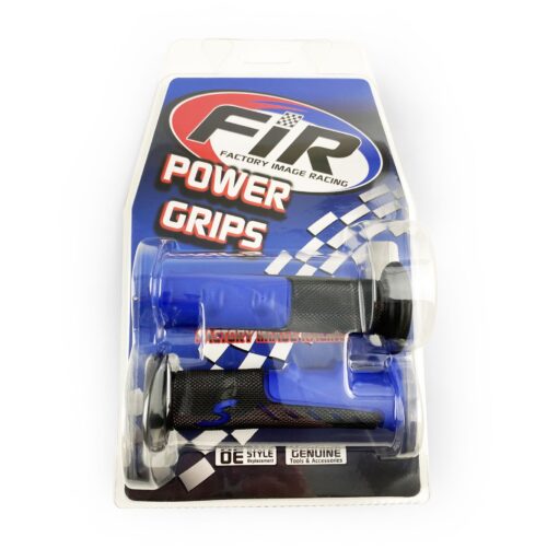 ATV GRIPS BLACK/BLUE 22.2 BARS