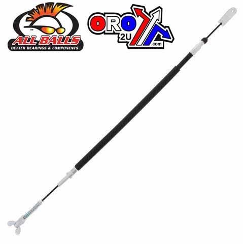 CABLE FOOT BRAKE 88-02 KLF220A, ALLBALLS 45-4021 54005-1156, With wing nut, bush & spring.