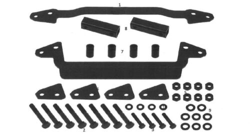 LIFT UPGRADE KIT BRUTE FORCE 05-16, BRONCO AT-12845, KLK750-50