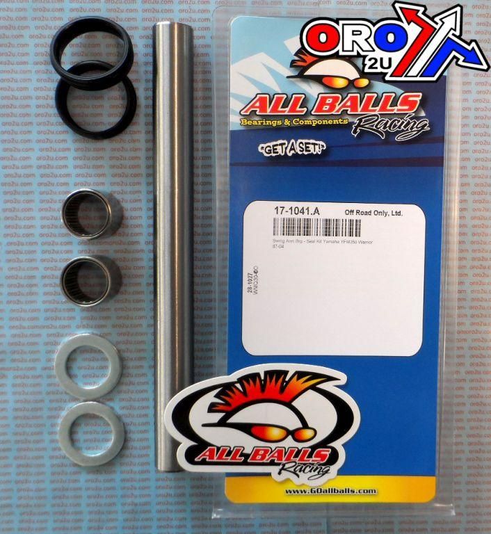SWINGARM BEARING KIT ALLBALLS, ALLBALLS 28-1027 YAMAHA YFM350 87-04