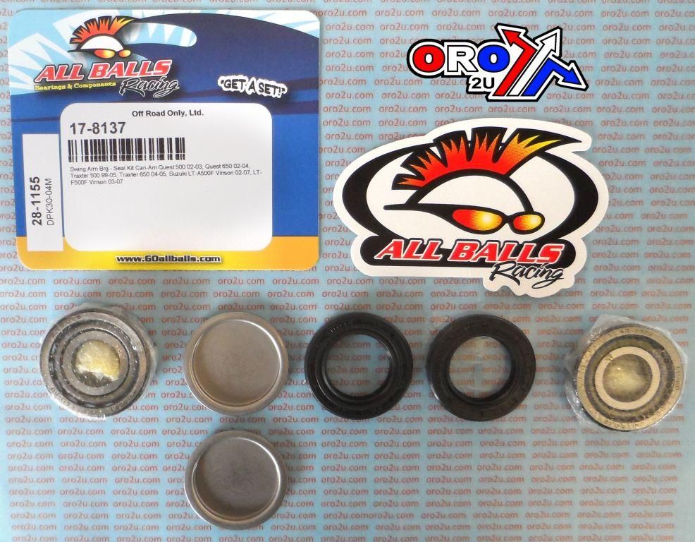 SWINGARM BEARING KIT ALLBALLS, ALLBALLS 28-1155 CAN-AM 500/650/SUZUKI LT-A/LT-F500 - Image 4