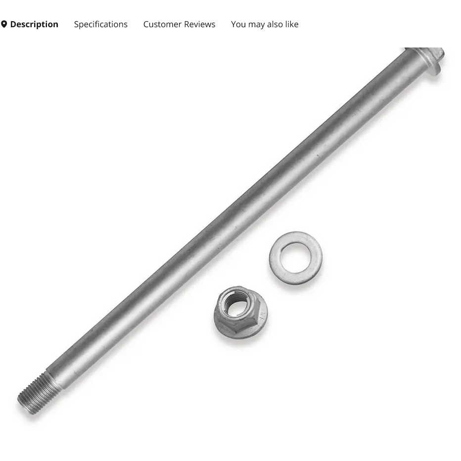 SWING ARM BOLT REAR 1999-2014 HONDA TRX450 90121-HN1-000 90305-GE8-003 52101-HP1-000