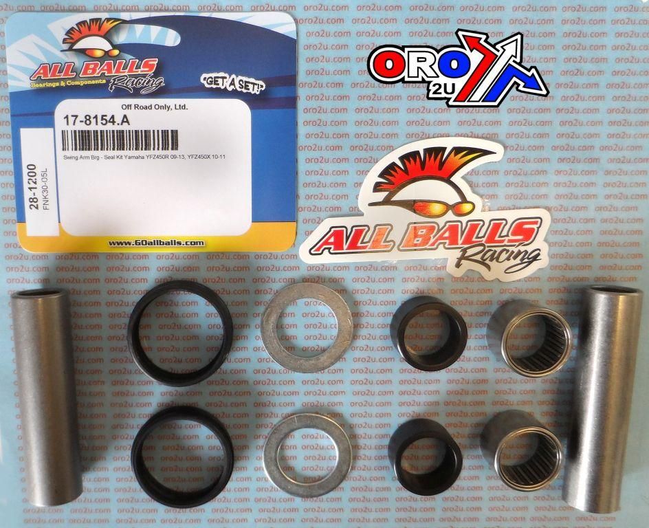 SWINGARM BEARING KIT ALLBALLS, ALLBALLS 28-1200 YAMAHA YFZ450 09-22 - Image 5