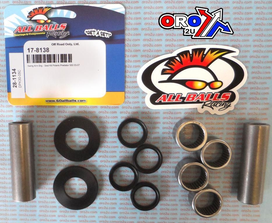 SWINGARM BEARING KIT ALLBALLS, ALLBALLS 28-1134 POLARIS PREDATOR 500 03-07 - Image 4