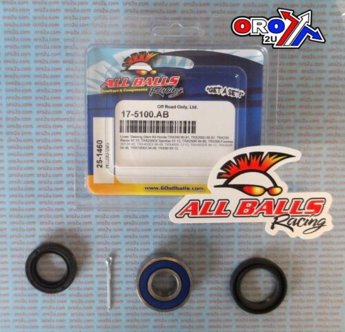 LOWER STEERING BEARING KIT, ALLBALLS 25-1460 HONDA