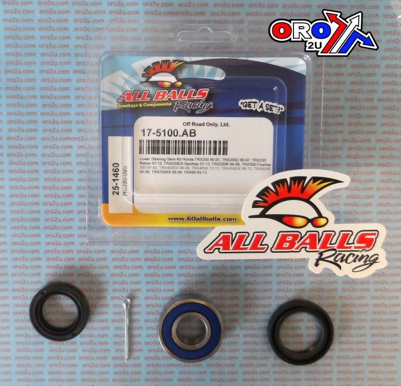 LOWER STEERING BEARING KIT, ALLBALLS 25-1460 HONDA