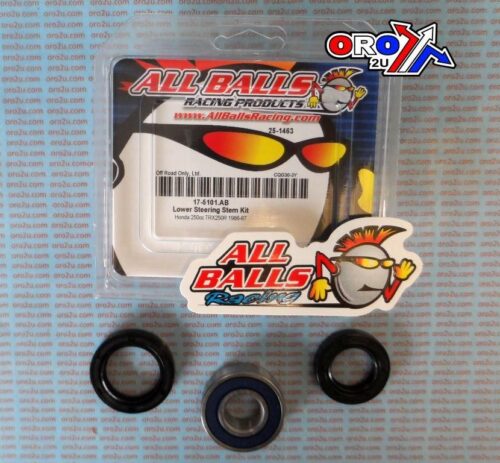 LOWER STEERING BEARING KIT, HONDA TRX250R 86-87, ALLBALLS 25-1463