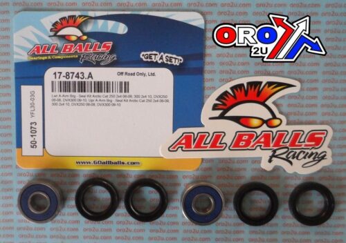 LOWER A-ARM SEAL KIT, ALLBALLS 50-1073 ARCTIC CAT