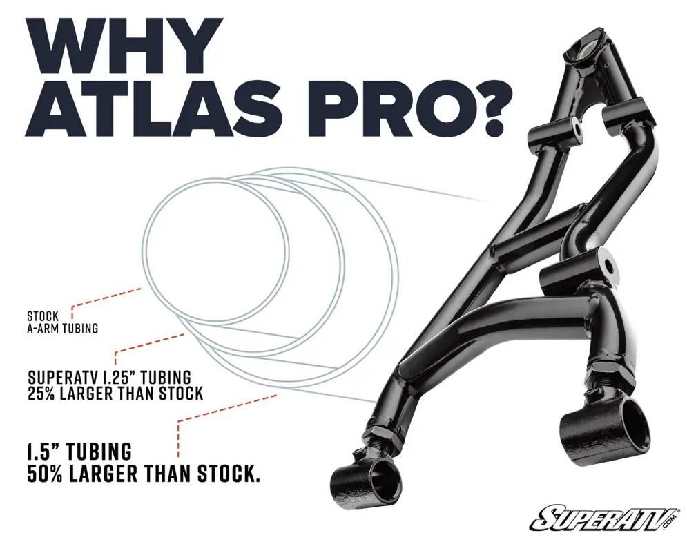 Can-Am Maverick UHD Front A-arms, SUPER ATV, AA-CA-COM-OHC-02-M, NO BUSHING OR BALL JOINT INCLUDED - Image 3