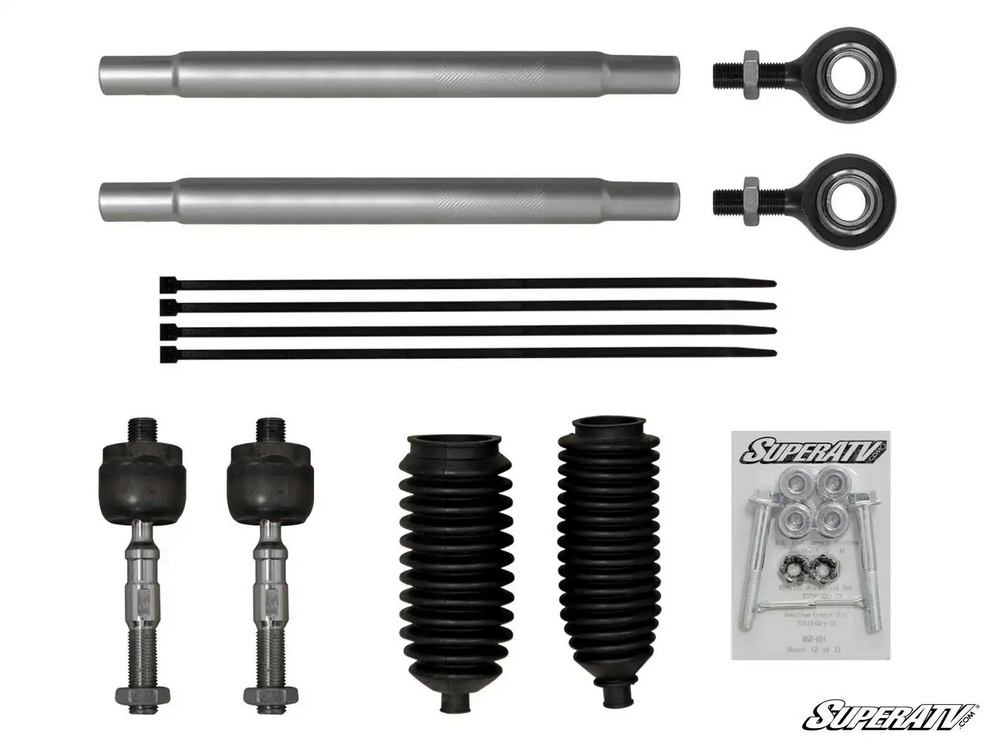 POLARIS RANGER HEAVY DUTY TIE ROD KIT, SUPERATV TRRA-P-RAN900-01-14-ST-001 1823902