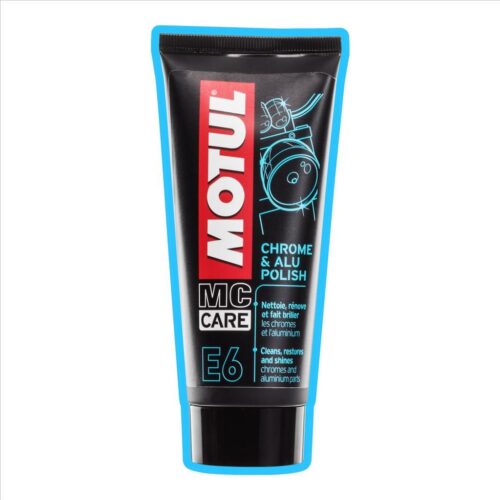 E6 CHROME & ALU POLISH 100ml, MOTUL 450142, BOX=12