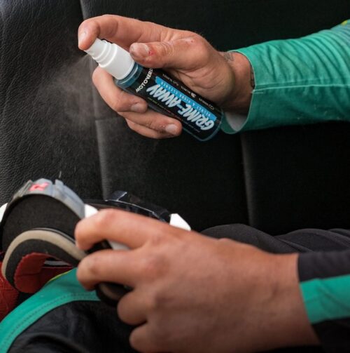 75ml x 12 Motoverde Grime-Away Visor, Lens and Goggle Cleaner Counter Display Pack