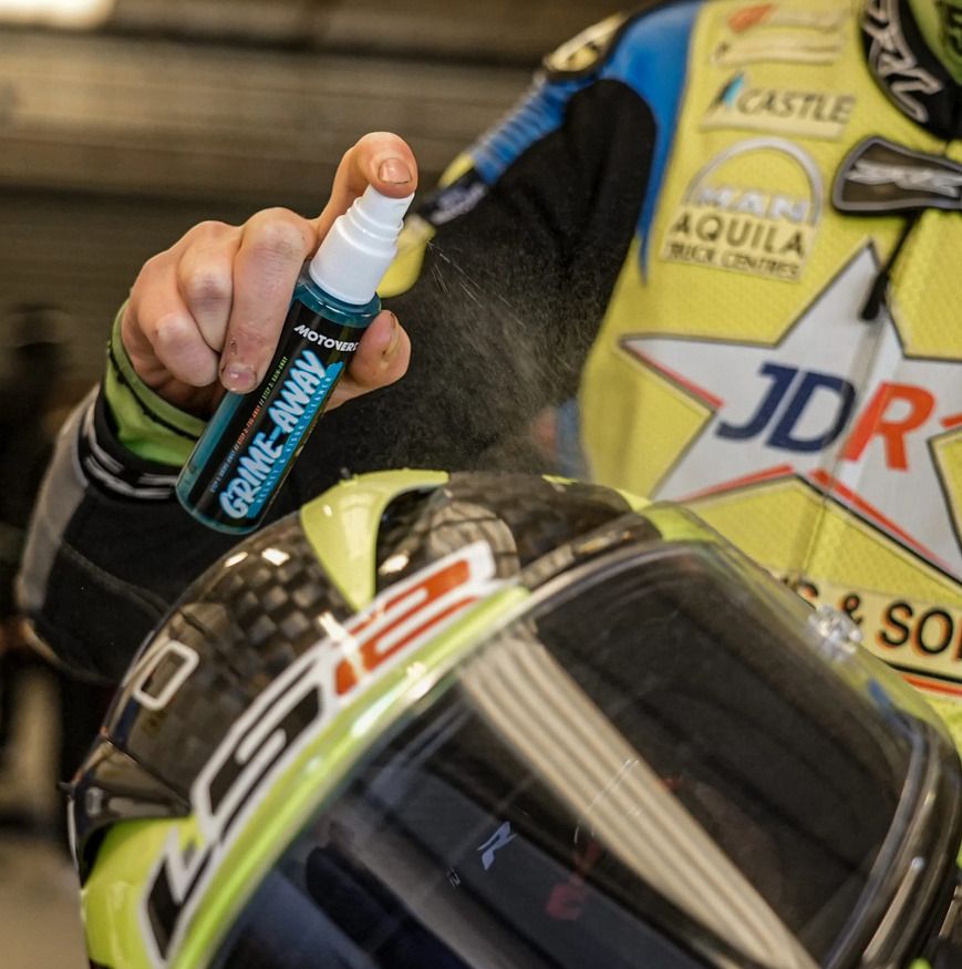 75ml x 12 Motoverde Grime-Away Visor, Lens and Goggle Cleaner Counter Display Pack - Image 3