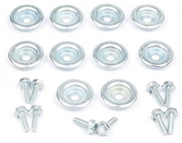 10PCS SET 36mm OD. UTV SKID PLATE WASHER BOLT POLARIS RANGER RS1 RZR BX102250 08-0021.PK10 - Image 2