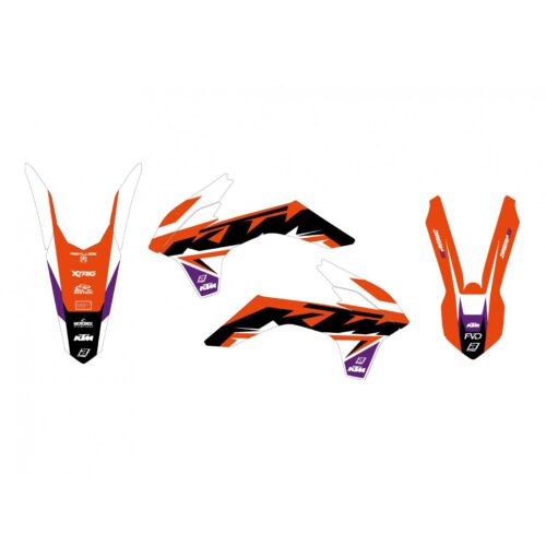 EXC/SX/SXF KTM DREAM 5, BLACKBIRD DECAL KIT 2538AB