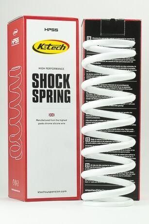 Shock Absorber Spring – 31N (63×250) White, 63-250-31, HIGH PERFORMANCE SHOCK SPRING, K-TECH SUSPENSION