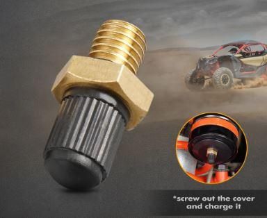 2pcs Shock Schrader Valve, Tap & Drill Nitrogen Universal - Image 2