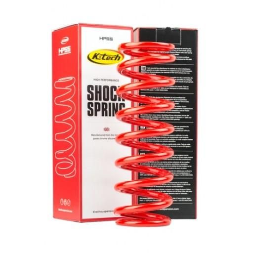 Shock Absorber Spring -48N (64/66x245) Red, 6466-250-48, HIGH PERFORMANCE SHOCK SPRING, K-TECH SUSPENSION