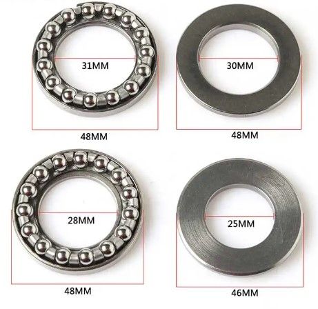 STEERING COLUMN HEAD BEARING KIT 06-23 YAMAHA YB125Z B6E-23412-00
