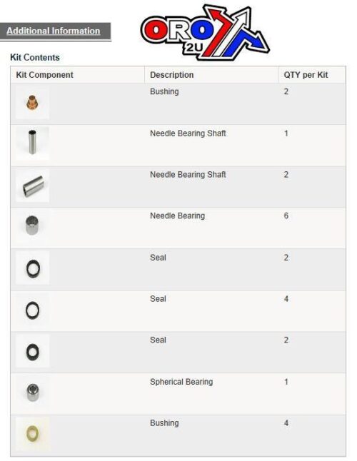 SWINGARM LINKAGE KIT WR/CR, ALLBALLS 27-1119 HUSQVARNA