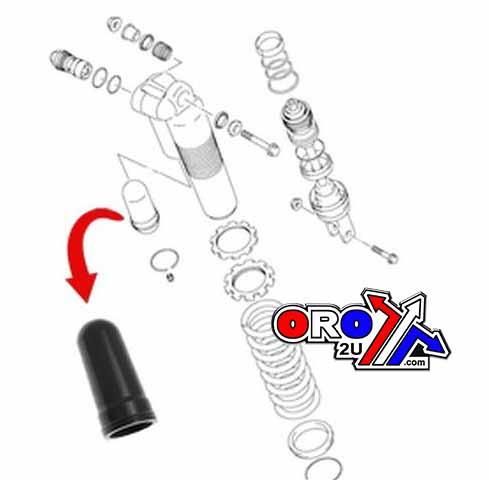 KYB BLADDER D40 x L88mm YZ85, KAYABA 401.09930, KX 85 02-11 YZ 80/85 93-11 - Image 2