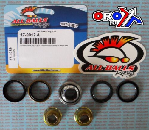 LOWER REAR SHOCK KIT KTM FULL, ALLBALLS 27-1089 KTM Husaberg 50304090044, 50304090144, Bearing 16x32x15/21