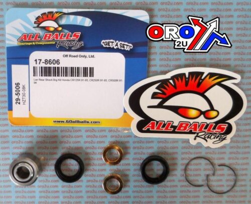 LOWER SHOCK BEARING KIT CR, ALLBALLS 29-5006 HONDA CR